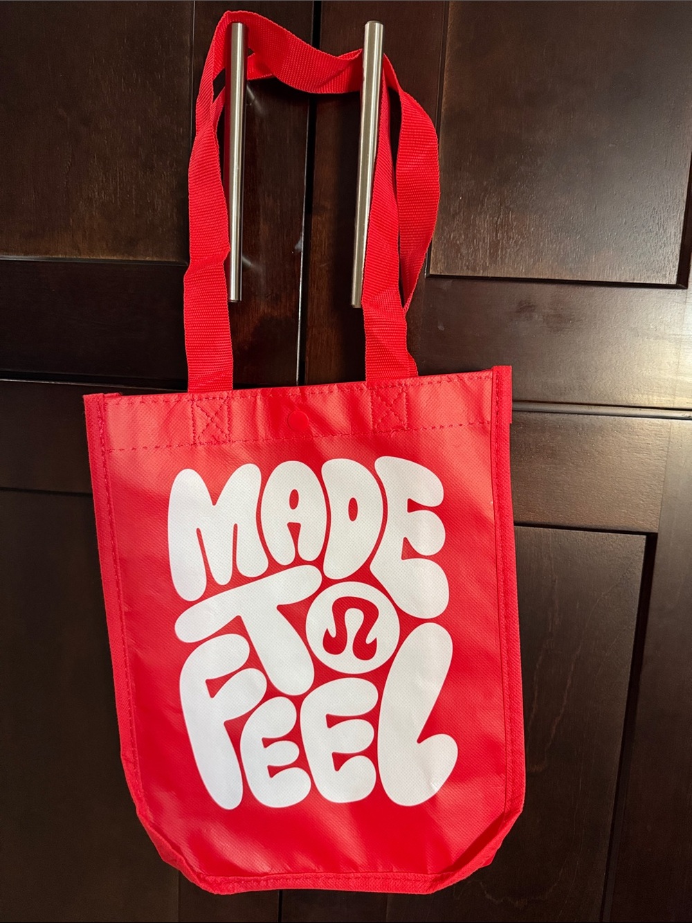 lululemon athletica Red Mini‎ Tote Bag